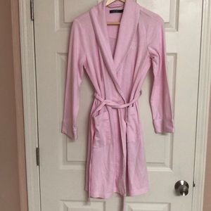 RALPH LAUREN Robe Housecoat Pink Small (spots)